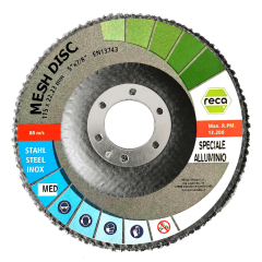 Disco abrasivo lamellare  MESH DISC Speciale per alluminio