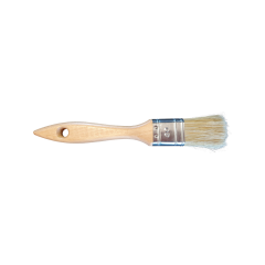 Pennello piatto con manico in legno