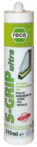 Silicone neutro trasparente high quality S-Grip Ultra per serramenti