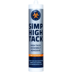 Adesivo professionale Simp High-Tack effetto ventosa 290 ml bianco (avorio).
