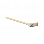 Pennello curvo con manico in legno