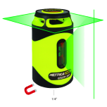 Livella laser verde 360° con staffa