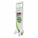 Piantana con porta-dispenser