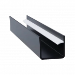 Binario in PVC per pannelli Flexo Therm e Acustop