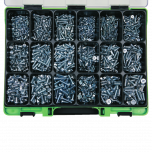 Assortimento di viti TPS e TC zincate bianche
