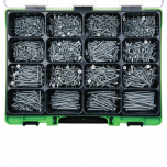 Assortimento di viti truciolari PZD zincate bianche