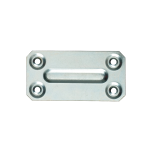 Piastrina rettangolare da 35x70 mm.