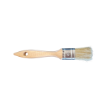 Pennello piatto con manico in legno